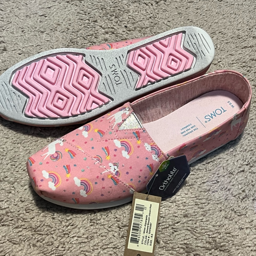 Toms Almond Blossom Unicorn Women’s 9.5 NWT